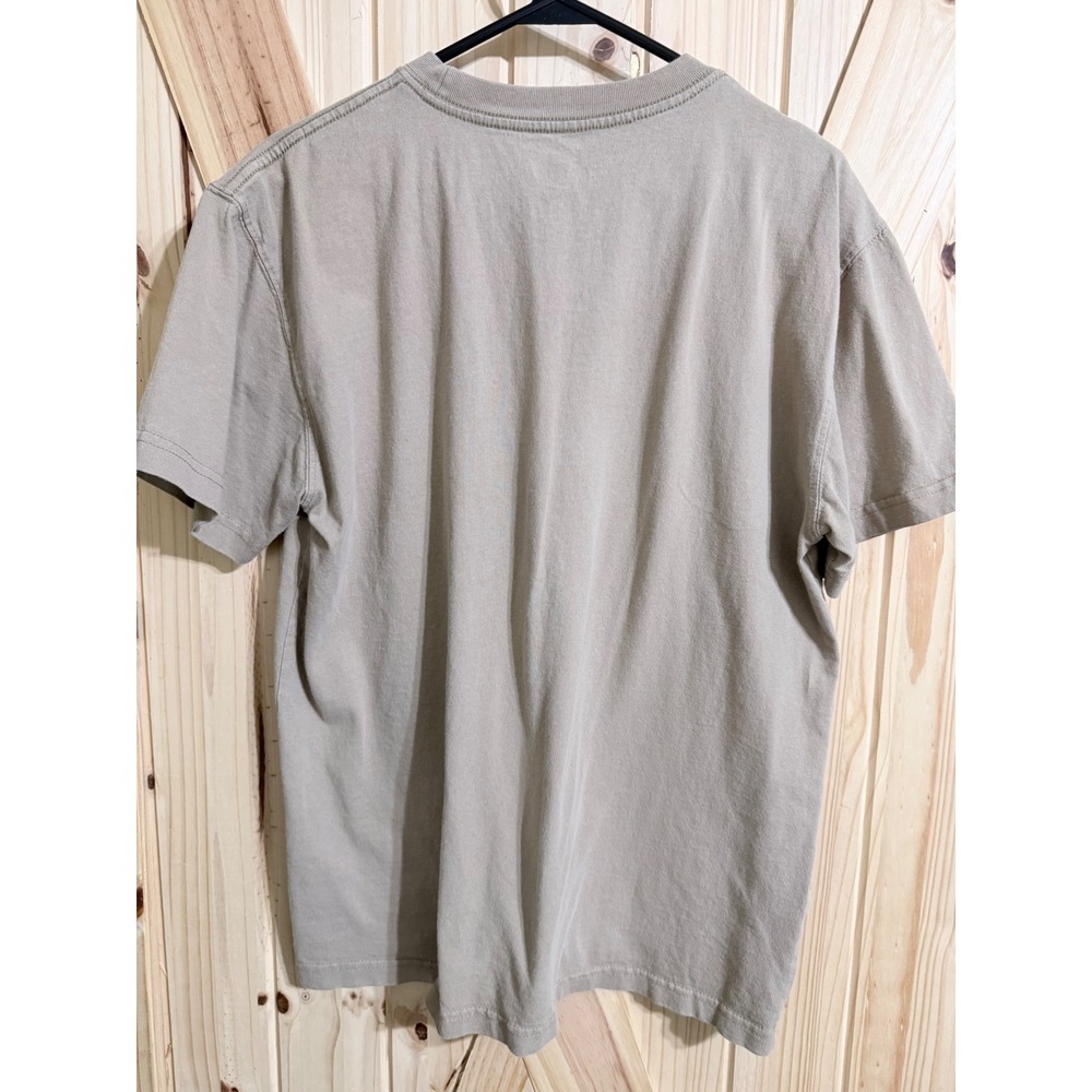 Dickies Mens Short Sleeve Pocket T-Shirt Tan Khaki Cotton Workwear sz med (0511P - Picture 9 of 9